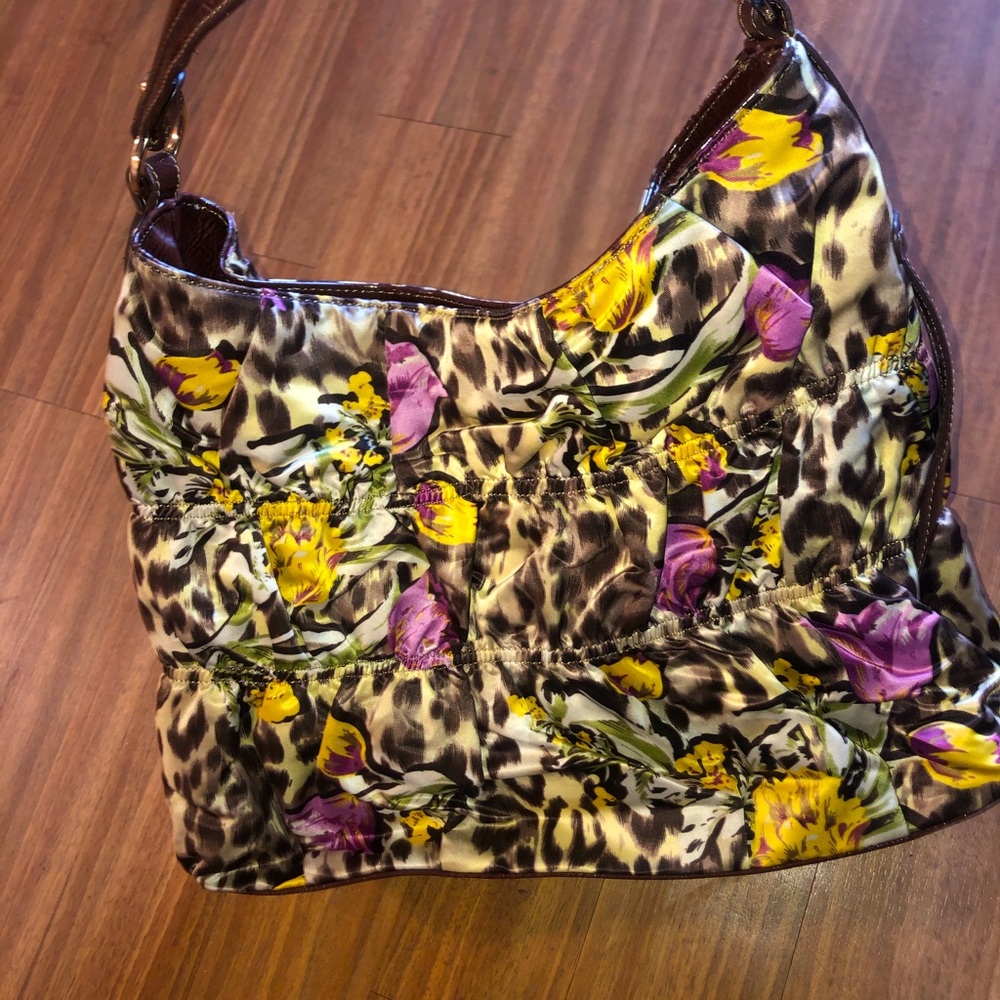 Liz Claiborne Leopard print shoulder bag